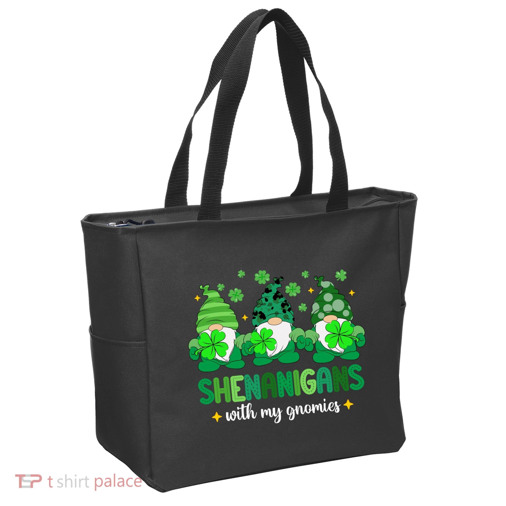 Shenanigans With Gnomies St Patrick Day Tote Bag