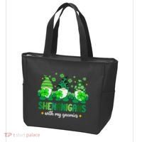 Shenanigans With Gnomies St Patrick Day Tote Bag thumb 3