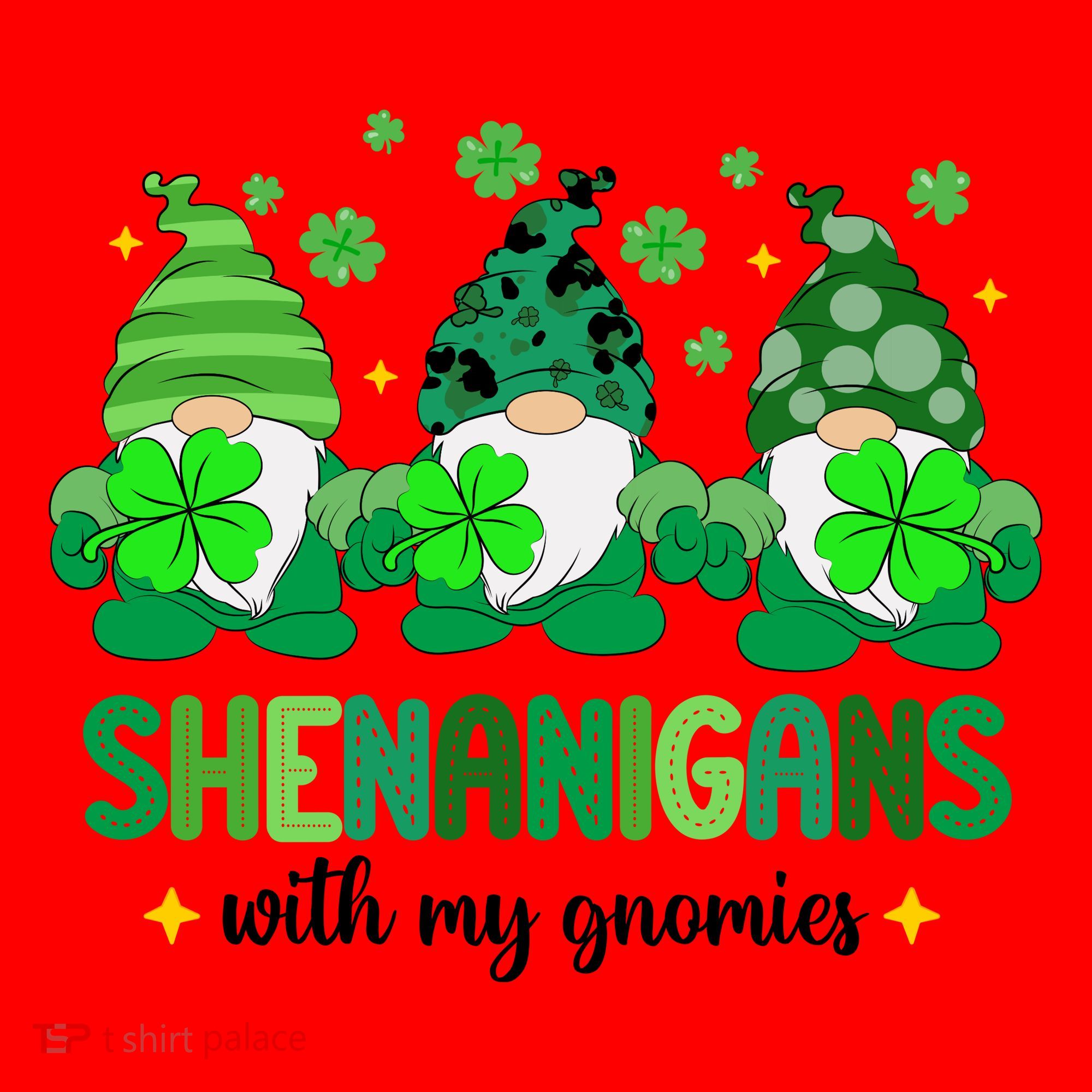 Shenanigans With Gnomies St Patrick Day Santa Hat