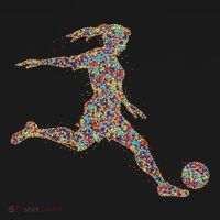 Soccer Women Girl Player Doggie Tank thumb 4