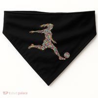 Soccer Women Girl Player USA-Made Doggie Bandana thumb 0