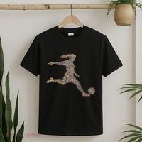 Soccer Women Girl Player T-Shirt thumb 2