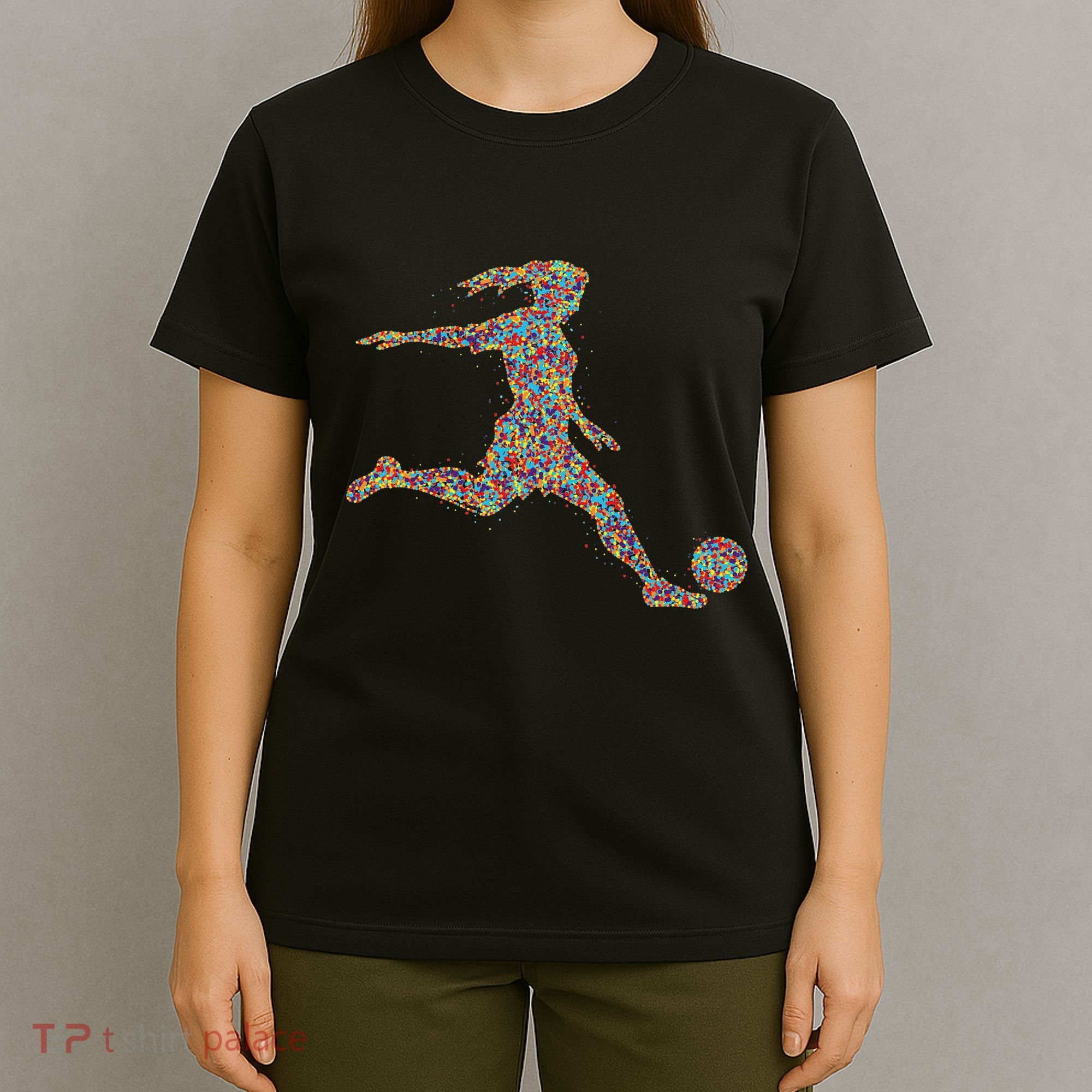 Soccer Women Girl Player T-Shirt