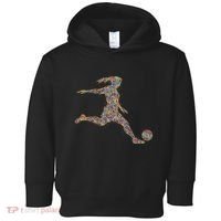 Soccer Women Girl Player Toddler Hoodie thumb 0
