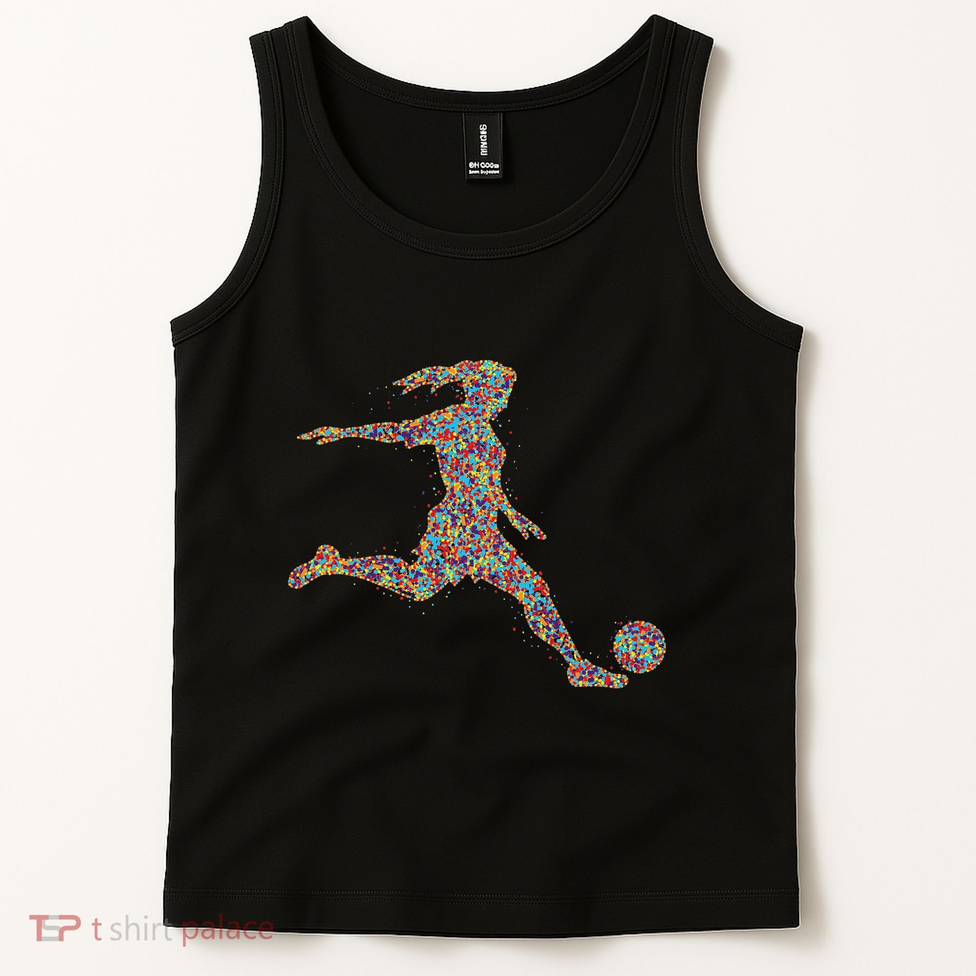 Soccer Women Girl Player Tank Top