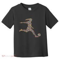 Soccer Women Girl Player Toddler T-Shirt thumb 0