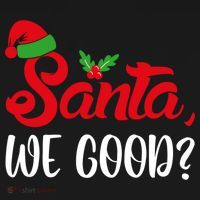 Santa We Good Funny Naughty Or Nice List Christmas Season Cute Gift Women's Hoodie thumb 2