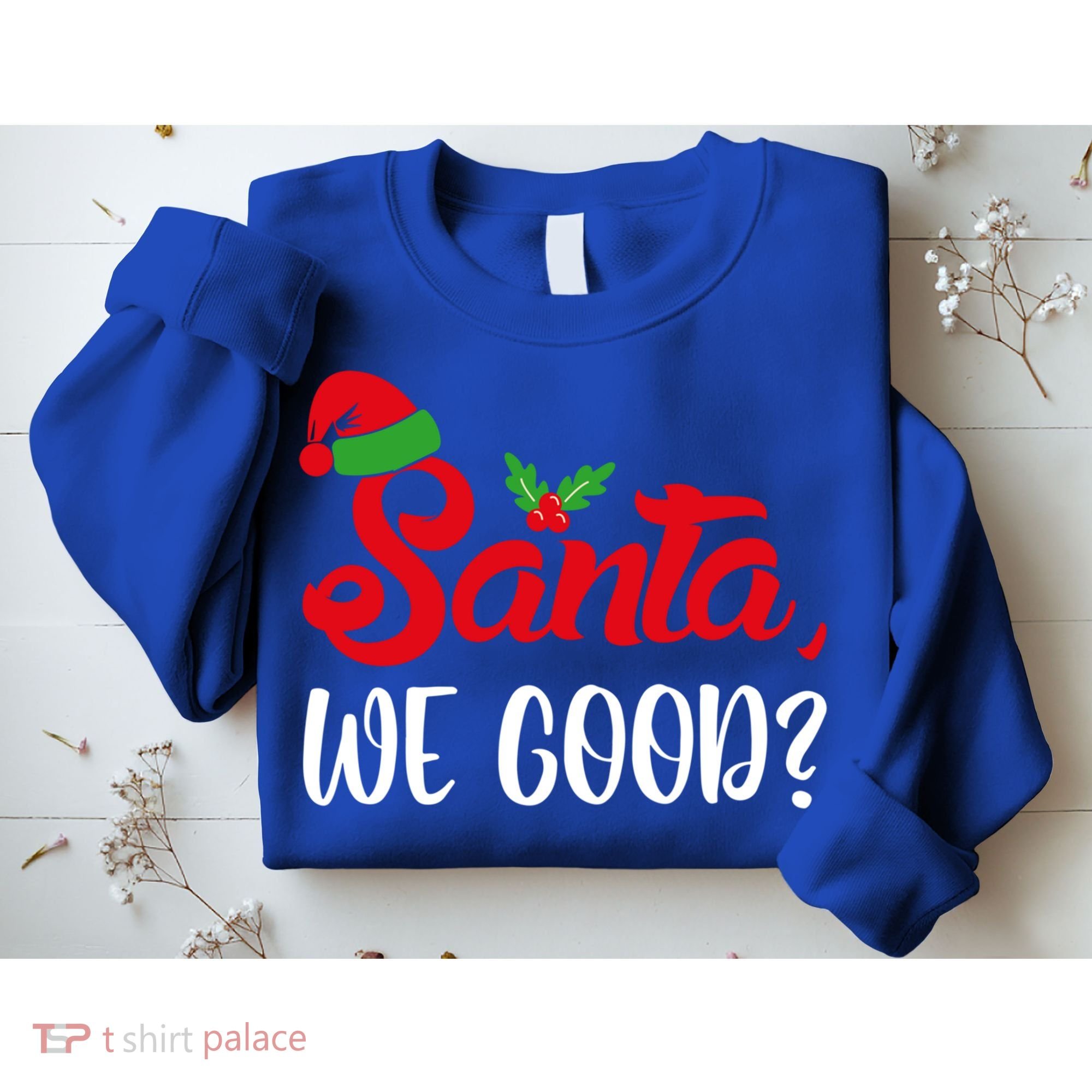 Santa We Good Funny Naughty Or Nice List Christmas Season Cute Gift Sweatshirt