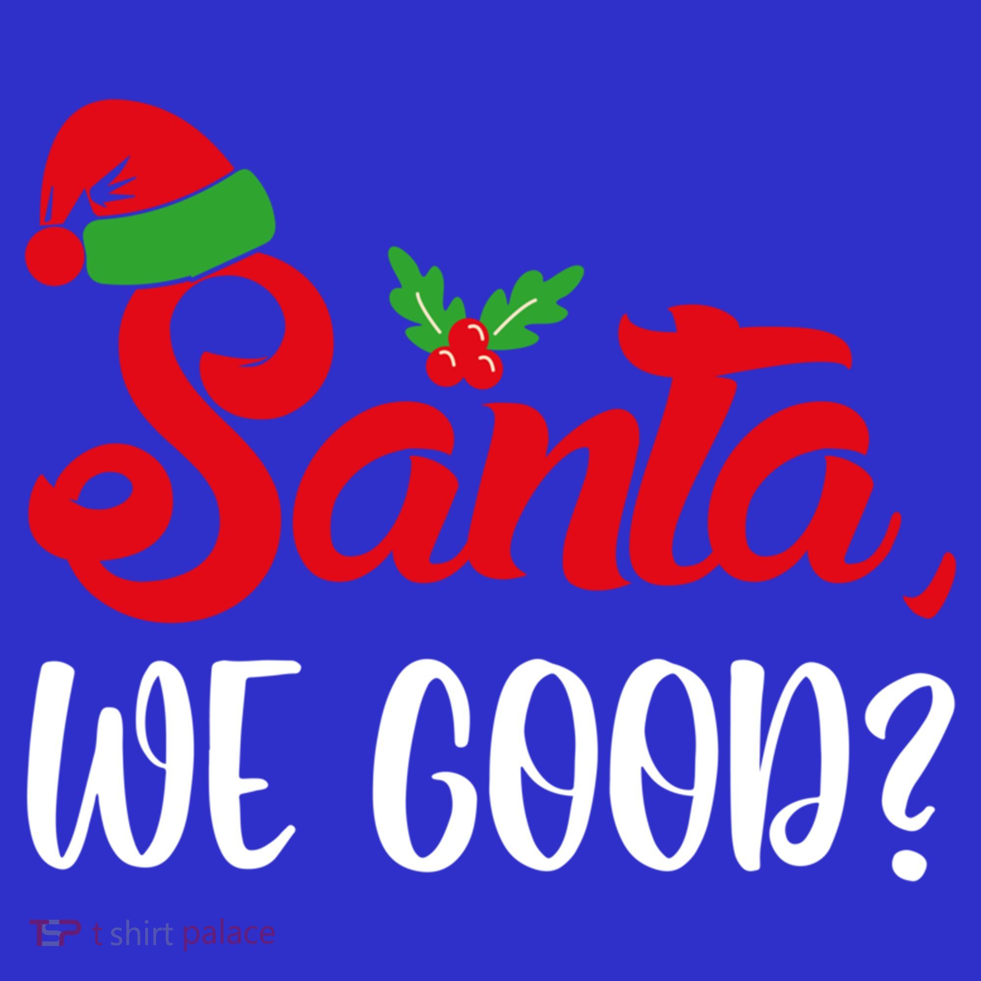 Santa We Good Funny Naughty Or Nice List Christmas Season Cute Gift Women's Tank Top