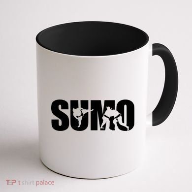 Sumo Wrestling Gift Coffee Mug back