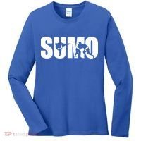 Sumo Wrestling Gift Women's Long Sleeve Shirt thumb 0