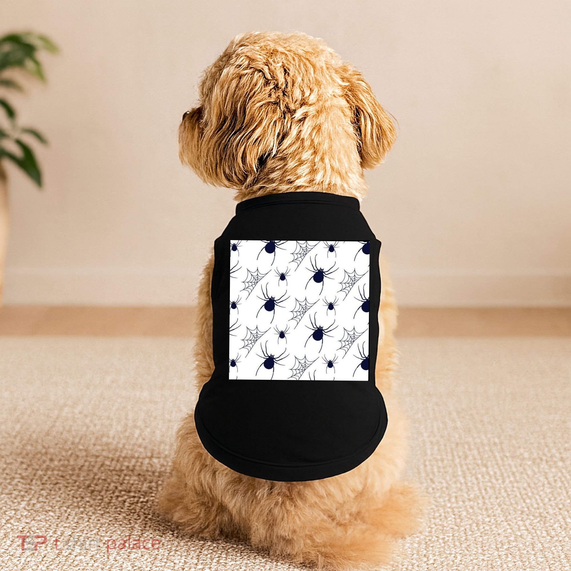 Spider Webs Halloween  Doggie Tank