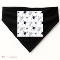 Spider Webs Halloween  USA-Made Doggie Bandana thumb 0