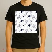 Spider Webs Halloween  T-Shirt thumb 3