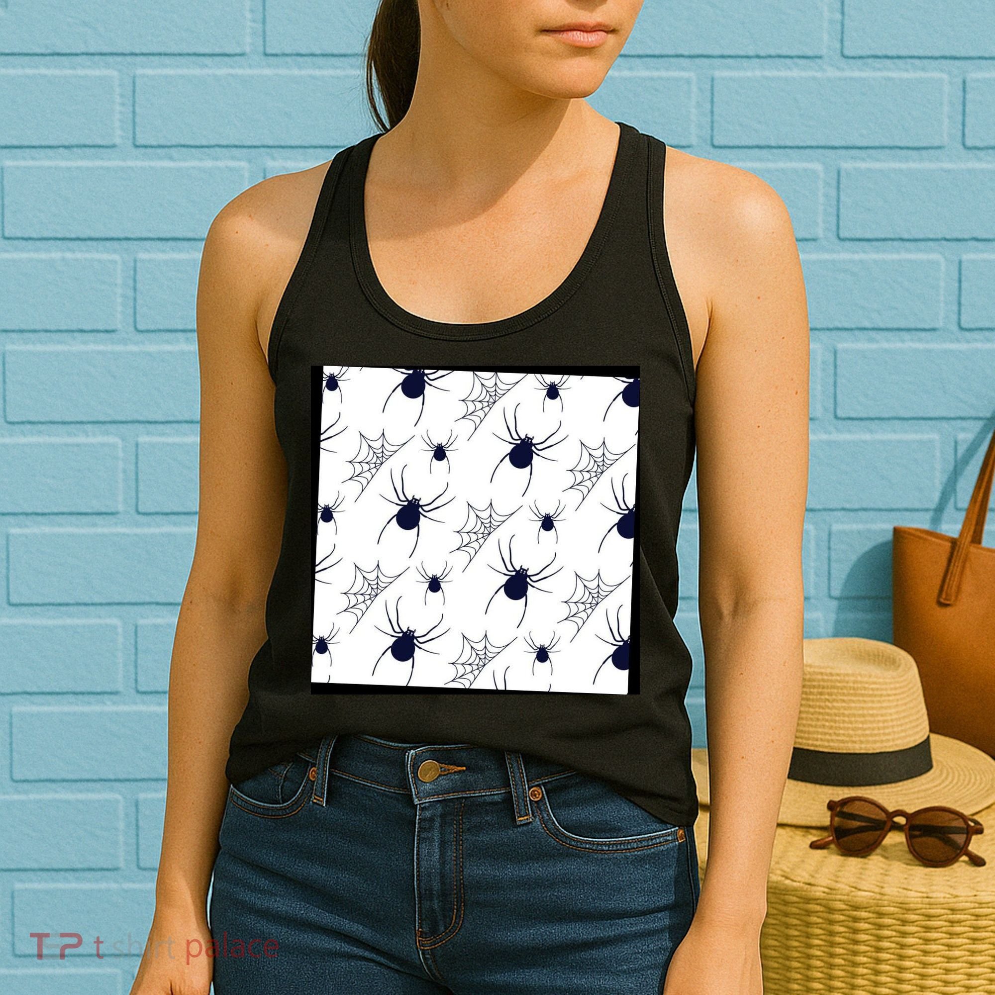 Spider Webs Halloween  Women's Tank Top