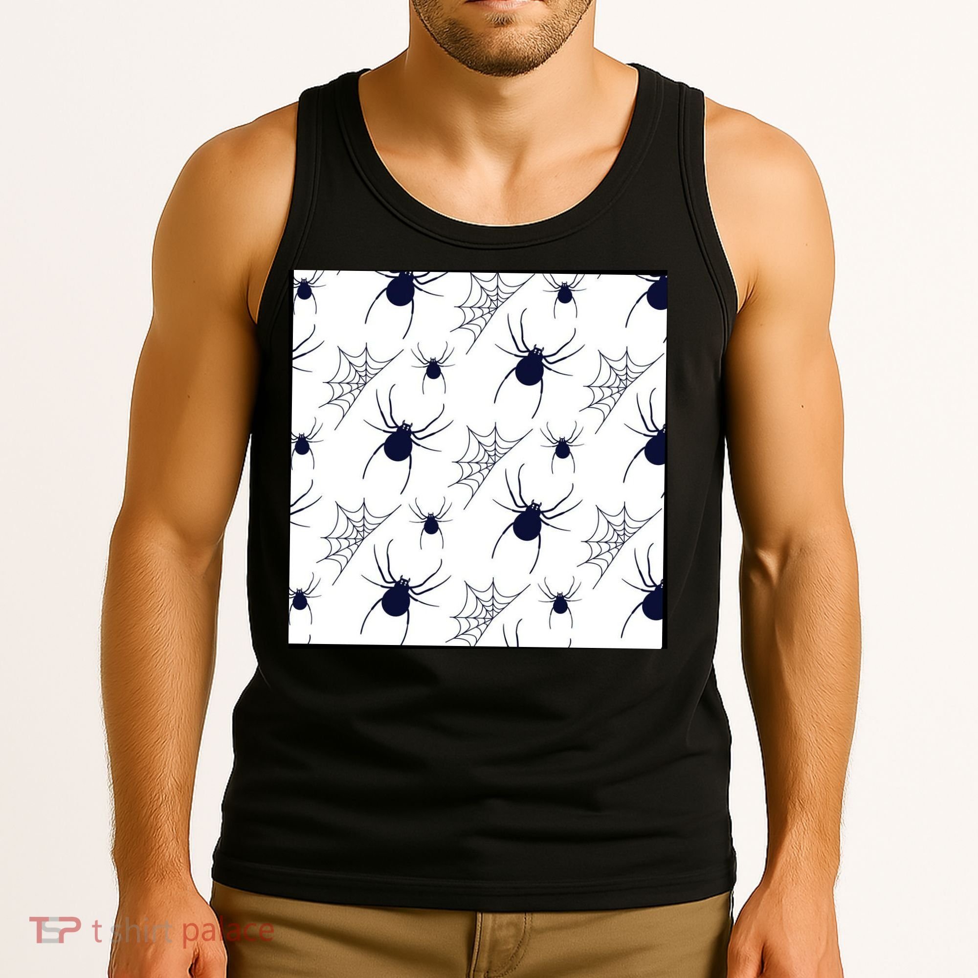 Spider Webs Halloween  Tank Top