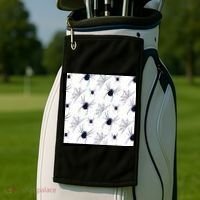 Spider Webs Halloween  Golf Towel thumb 2