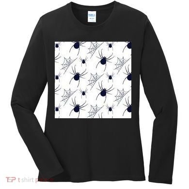 Spider Webs Halloween  Women's Long Sleeve Shirt
