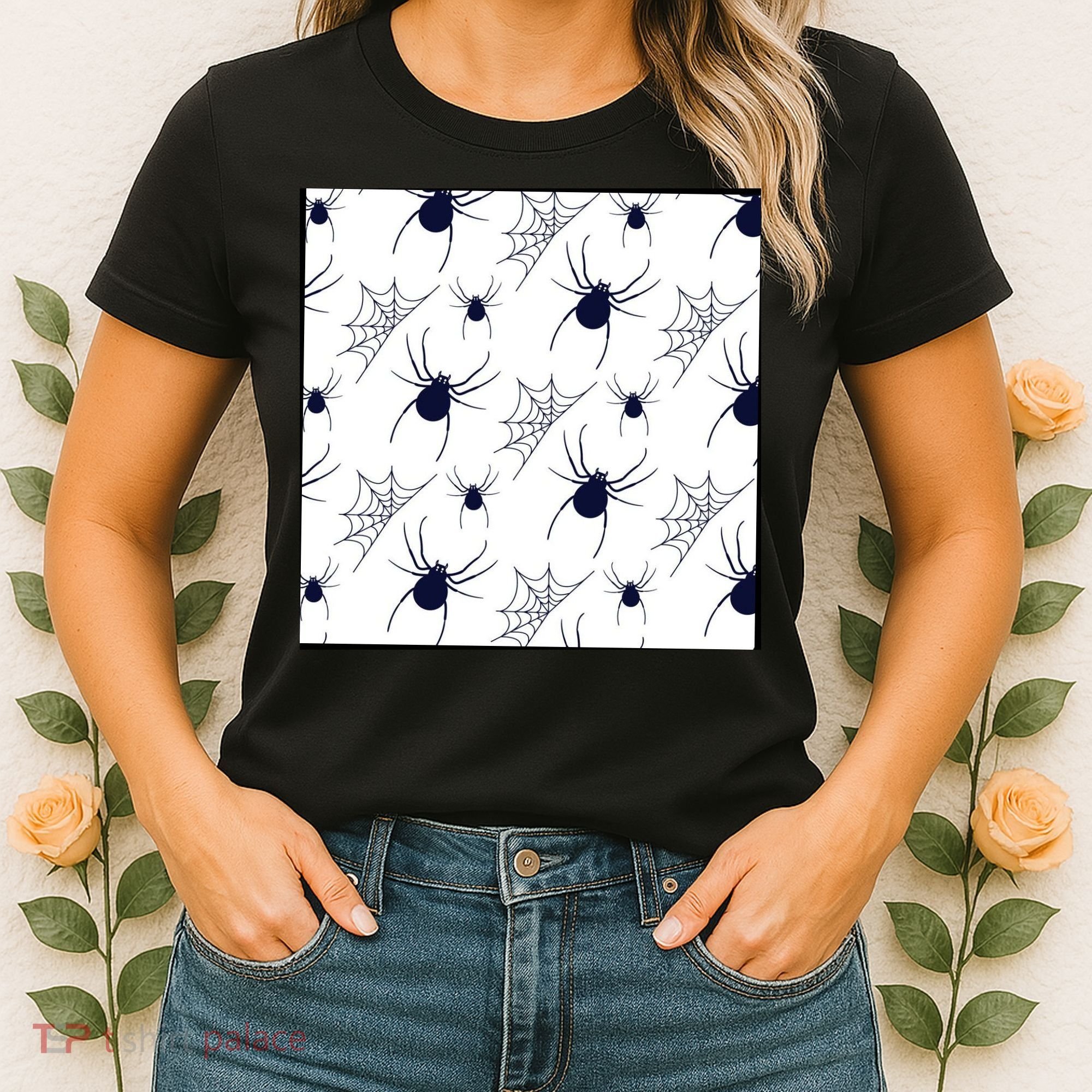 Spider Webs Halloween  Women's T-Shirt