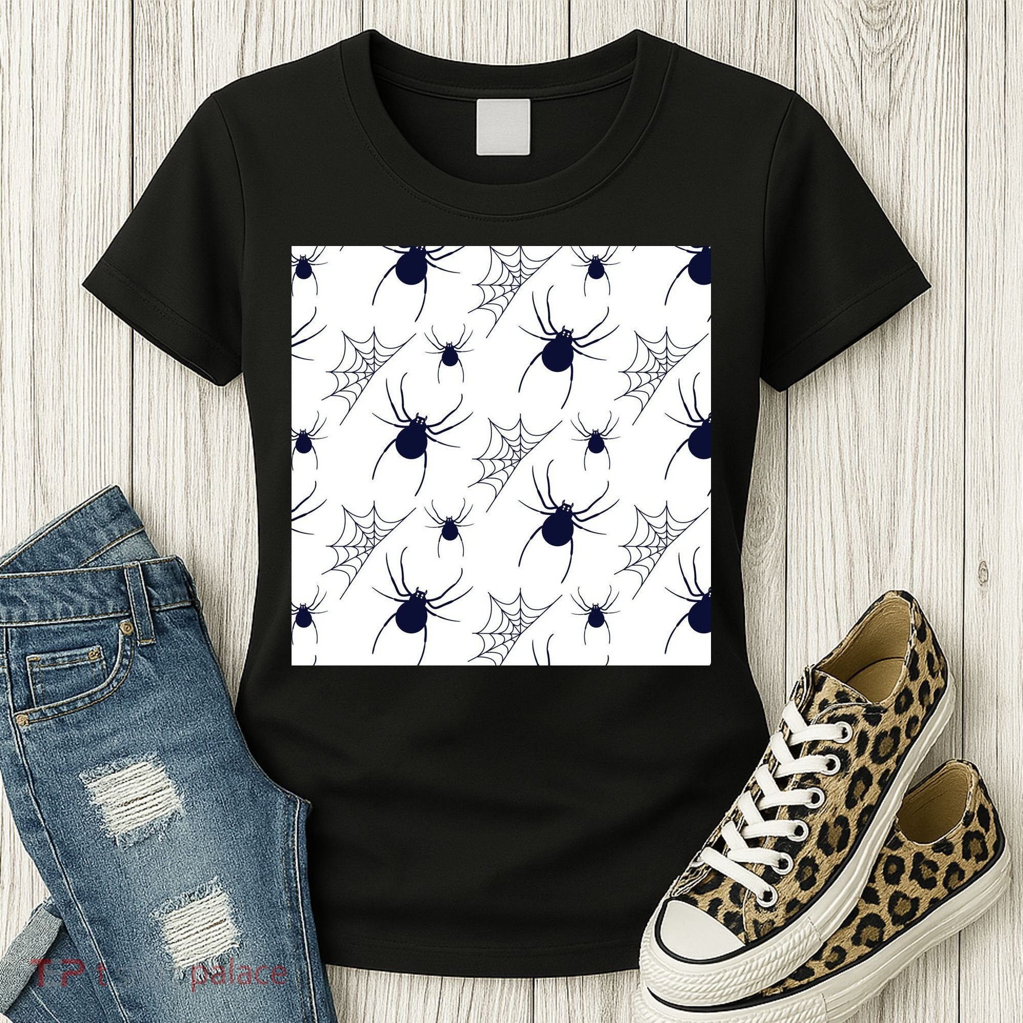 Spider Webs Halloween  Women's T-Shirt