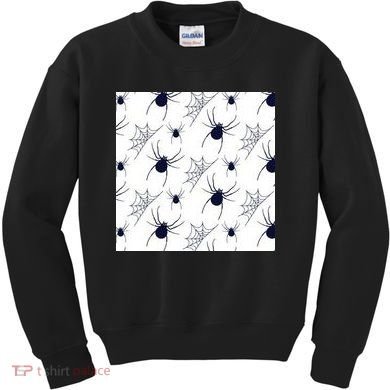 Spider Webs Halloween  Kids Sweatshirt
