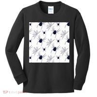 Spider Webs Halloween  Kids Long Sleeve Shirt thumb 0