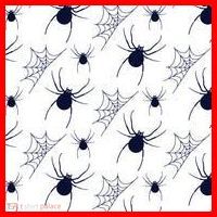 Spider Webs Halloween  Santa Hat thumb 1