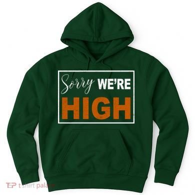 Sorry Were High Hoodie
