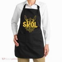 Skol With Helmet And Beard Distressed Apron thumb 2