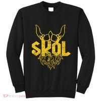 Skol With Helmet And Beard Distressed Sweatshirt thumb 0