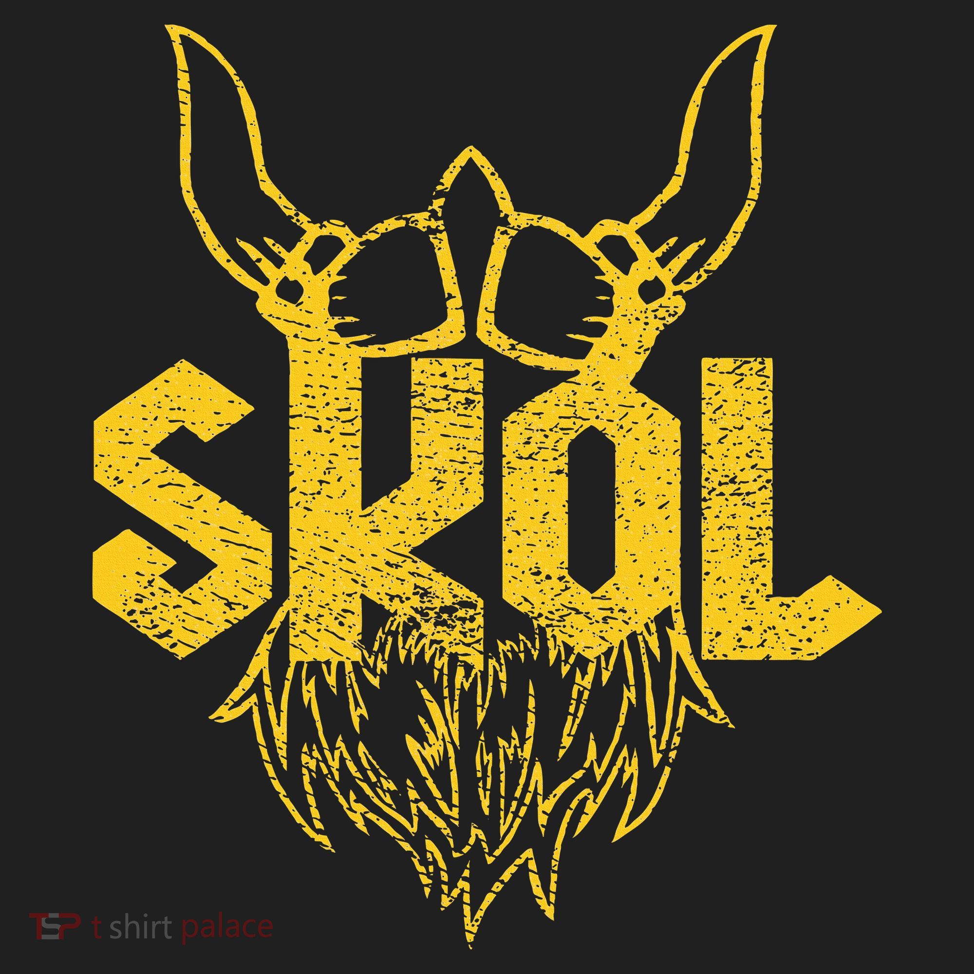 Skol With Helmet And Beard Distressed Tumbler