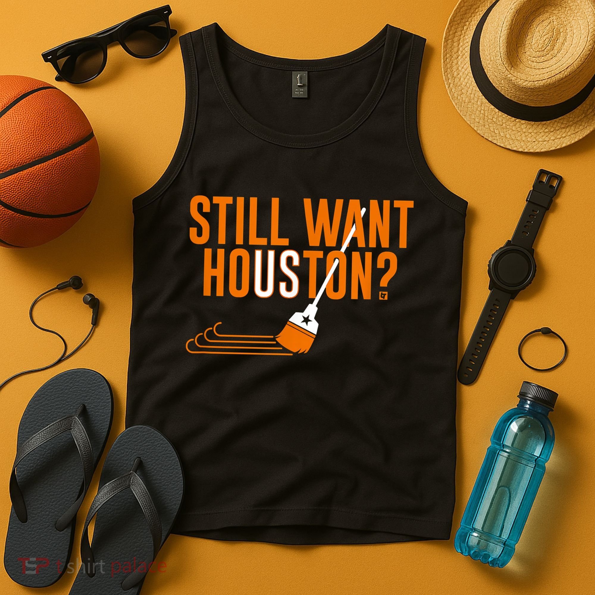 Still Want Houston Houston Baseball Tank Top