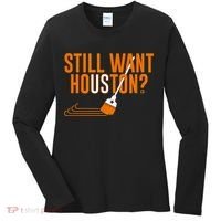 Still Want Houston Houston Baseball Women's Long Sleeve Shirt thumb 0