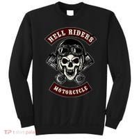 Skull With Helmet And Piston Sweatshirt thumb 0