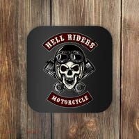 Skull With Helmet And Piston Coaster thumb 0