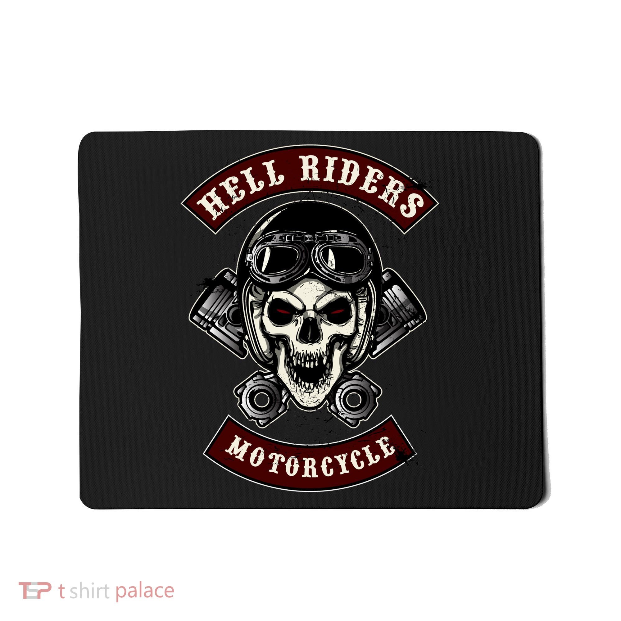Skull With Helmet And Piston Mousepad