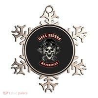 Skull With Helmet And Piston Ornament thumb 0