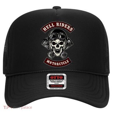 Skull With Helmet And Piston Hat