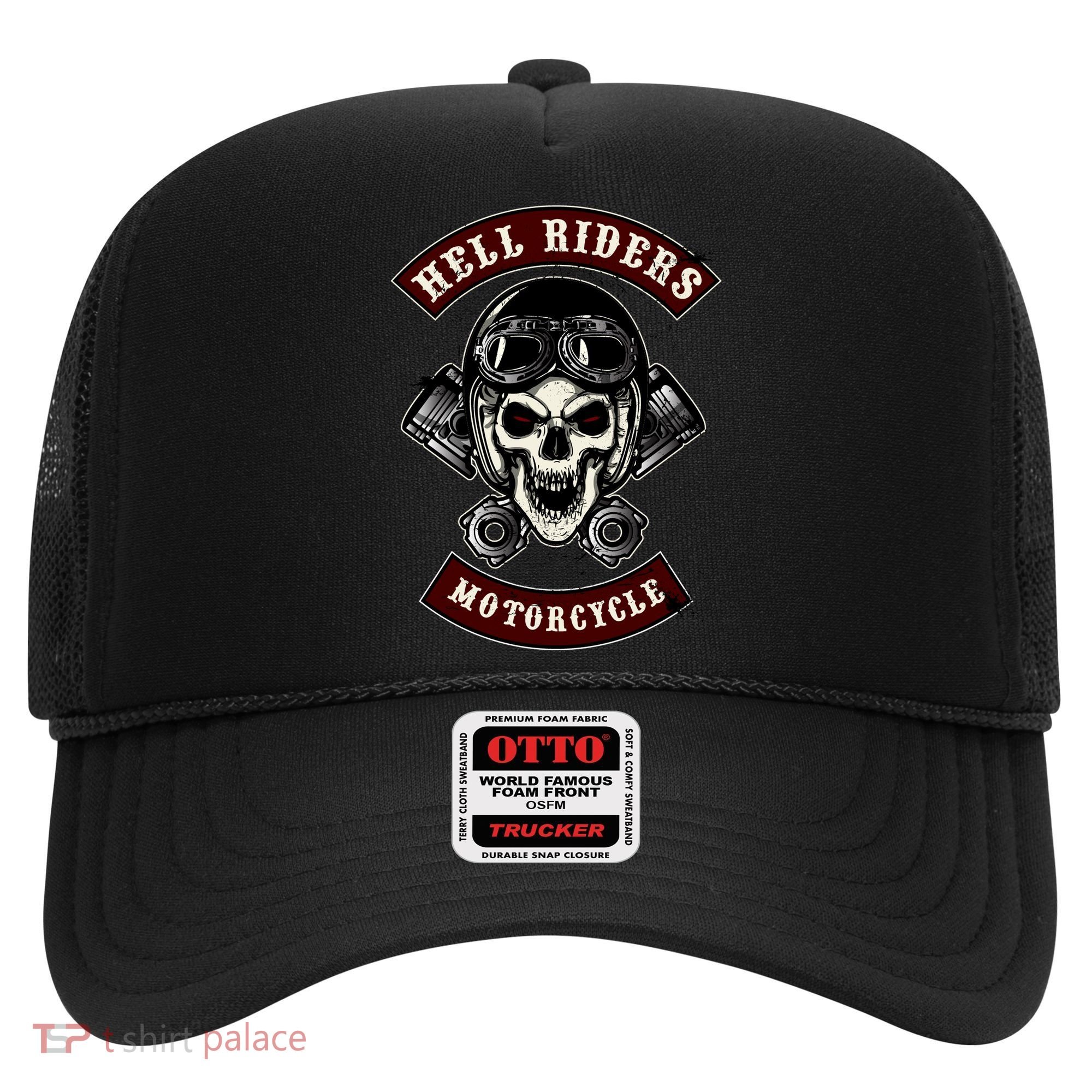 Skull With Helmet And Piston Hat