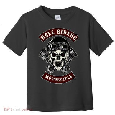 Skull With Helmet And Piston Toddler T-Shirt