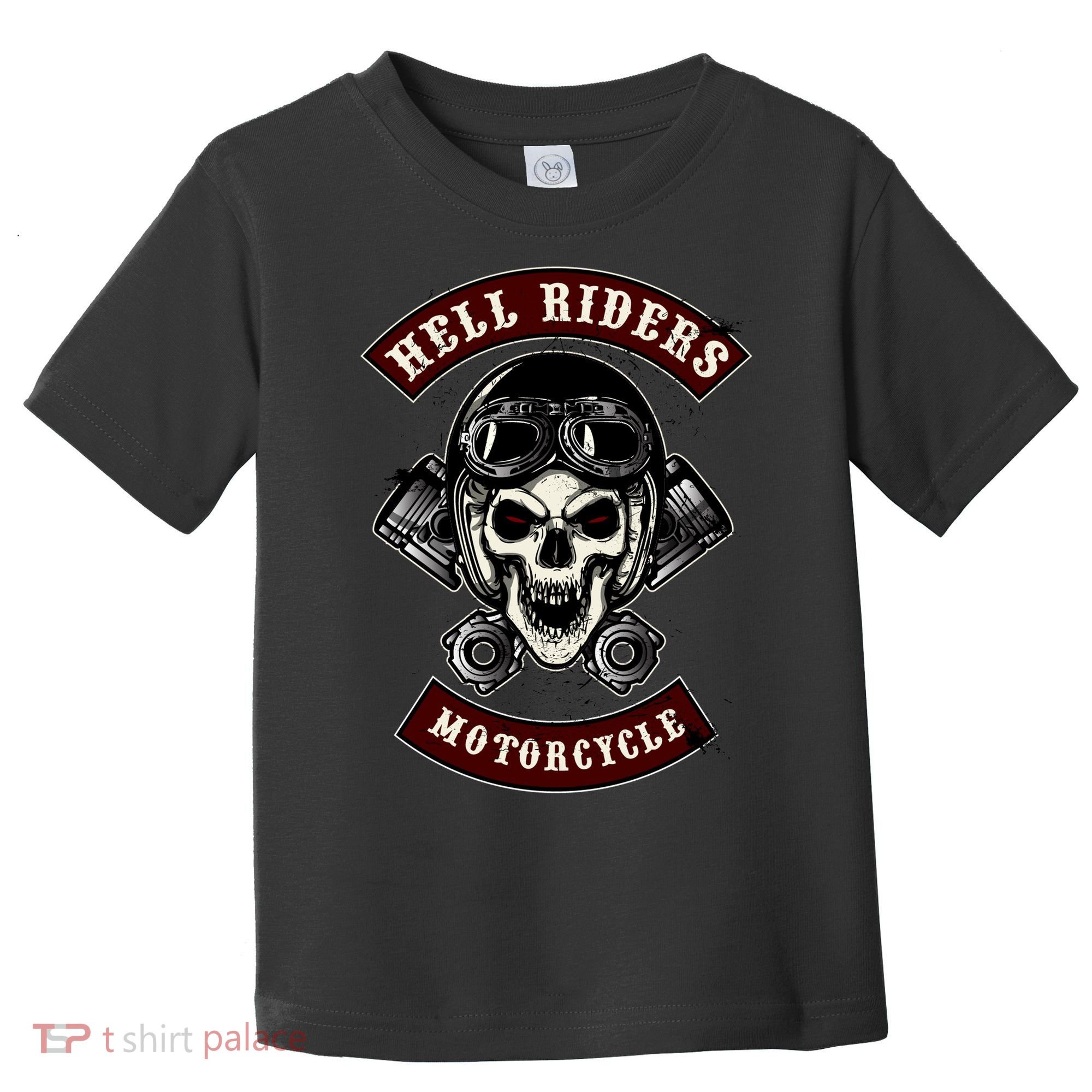 Skull With Helmet And Piston Toddler T-Shirt
