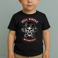 Skull With Helmet And Piston Toddler T-Shirt thumb 2