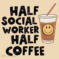Social Worker Half Social Worker Half Coffee Tote Bag thumb 4