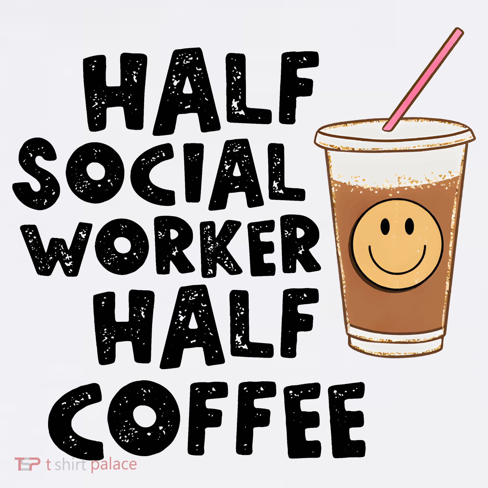 Social Worker Half Social Worker Half Coffee Bucket Hat