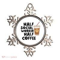 Social Worker Half Social Worker Half Coffee Ornament thumb 0