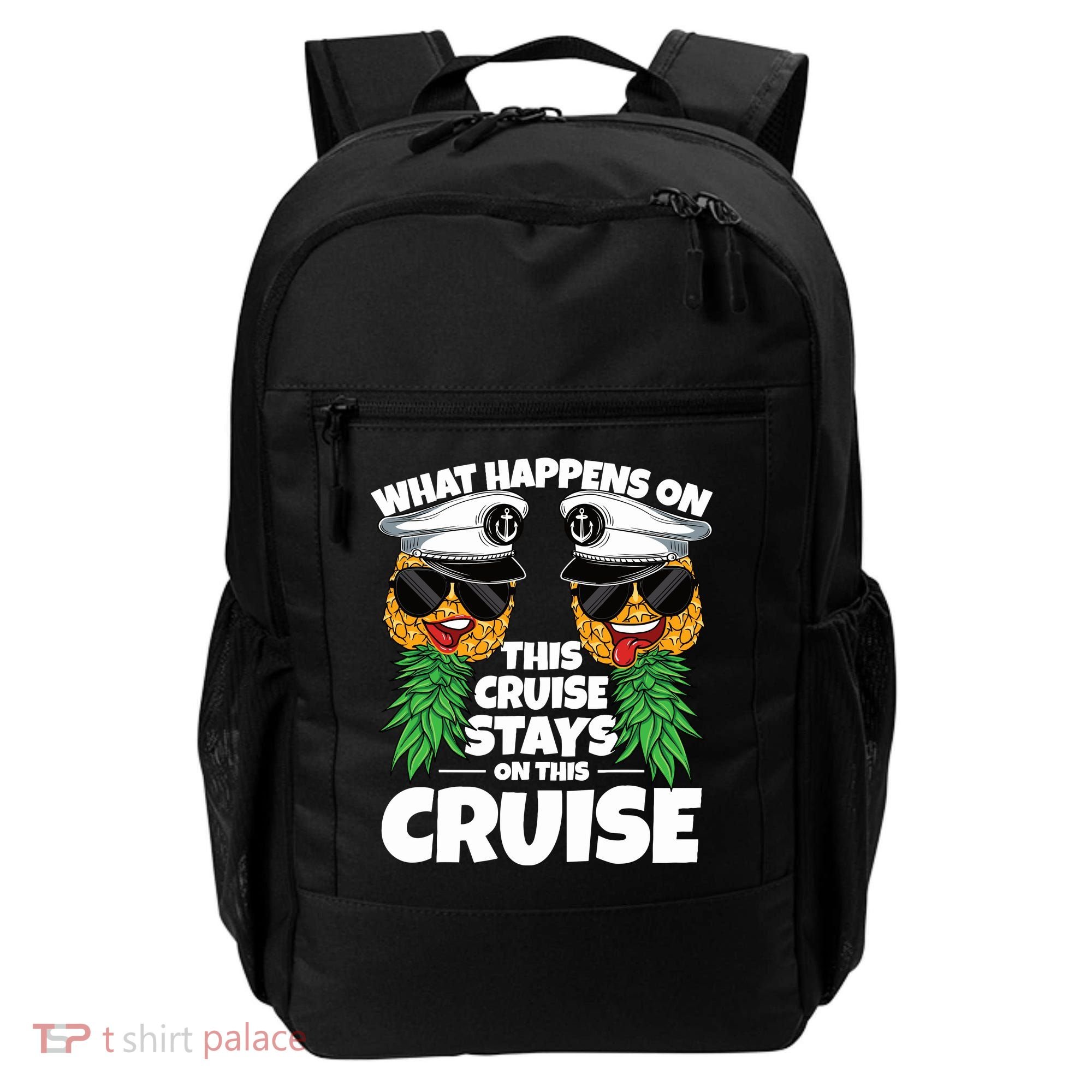 Swinger What Happens On This Cruise Stays On This Cruise Backpack