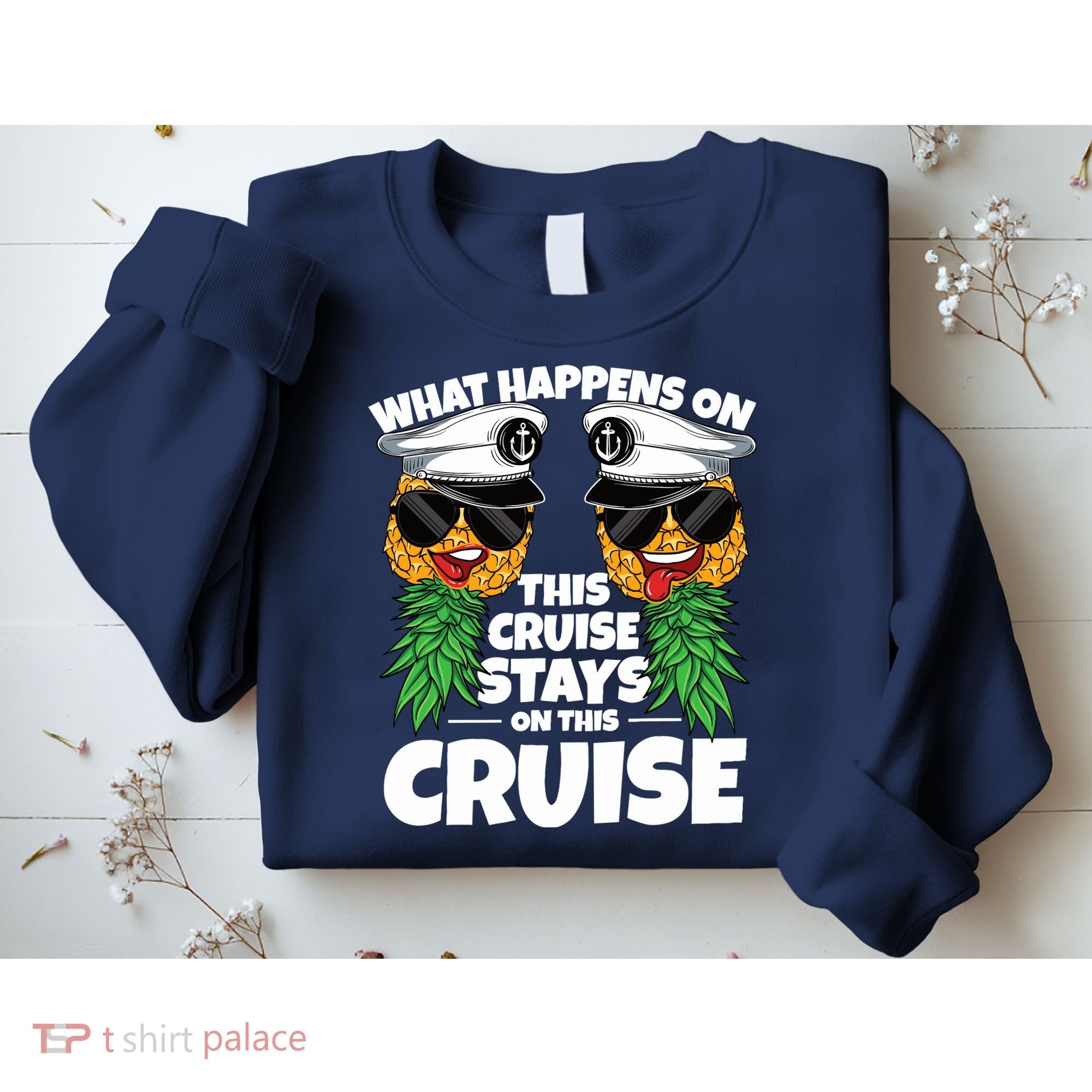 Swinger What Happens On This Cruise Stays On This Cruise Sweatshirt