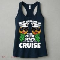 Swinger What Happens On This Cruise Stays On This Cruise Women's Tank Top thumb 3