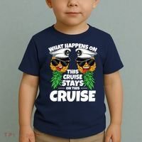 Swinger What Happens On This Cruise Stays On This Cruise Toddler T-Shirt thumb 2