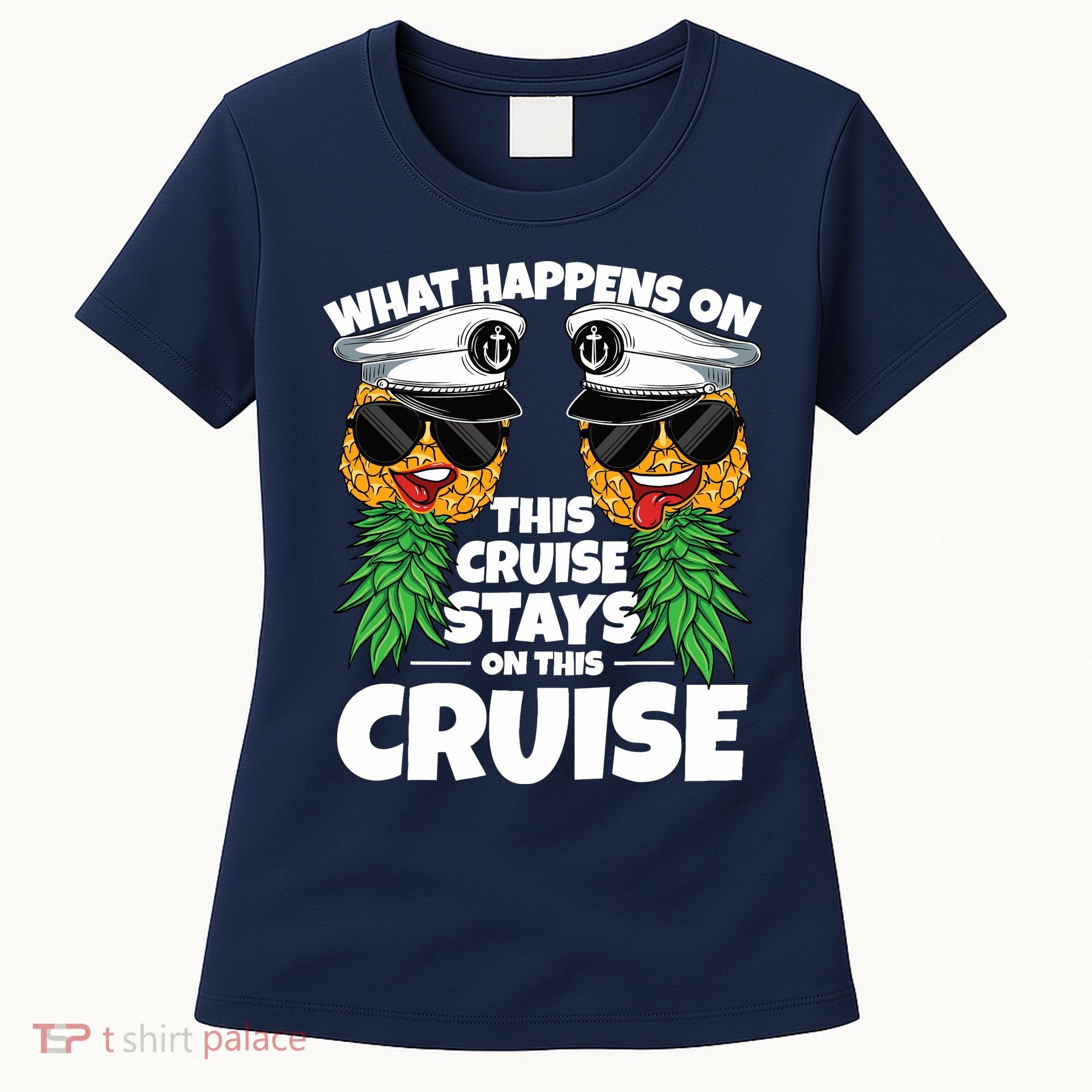 Swinger What Happens On This Cruise Stays On This Cruise Women's T-Shirt